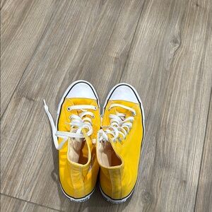 Converse Yellow Canvas Sneakers Low-Top Casual